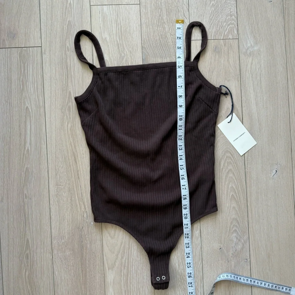 NWT Citizens of Humanity Harper Bodysuit Size XL In Bronze Brown Anthropologie - Picture 4 of 11
